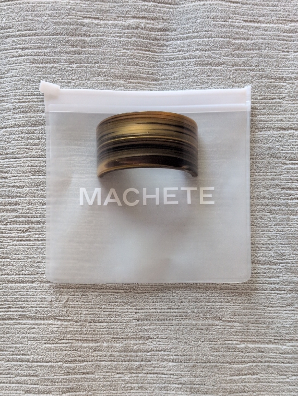 Machete French Pony Barrette in Tiger’s Eye